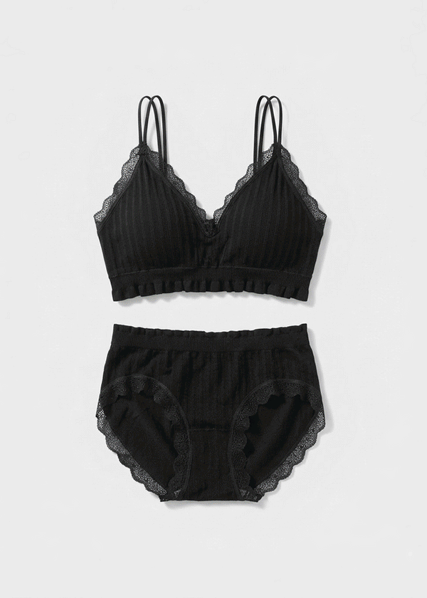 Gelcomang Set - Bra Top, Panties