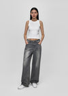 [B-BASIC] Round Neck Ribbed Sleeveless Long Ver.