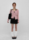 Stanette Button Round Cardigan