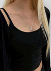 Acom Glass Heart Necklace