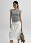 Letso Slit Slim Fit Short Sleeve T-shirt