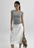 Letso Slit Slim Fit Short Sleeve T-shirt