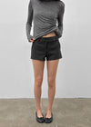 Turbid Low-waisted Micro Shorts