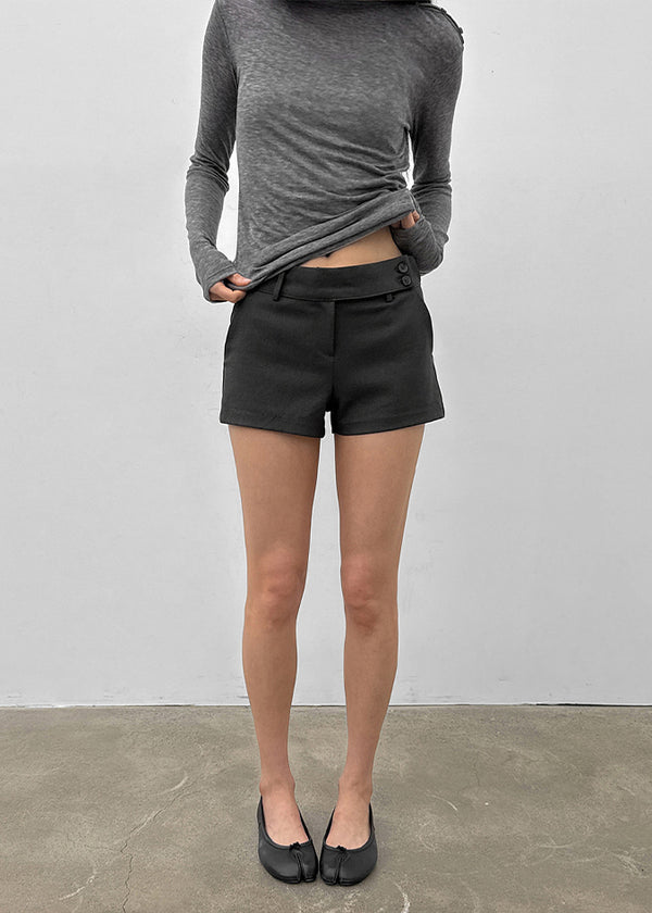 Turbid Low-waisted Micro Shorts