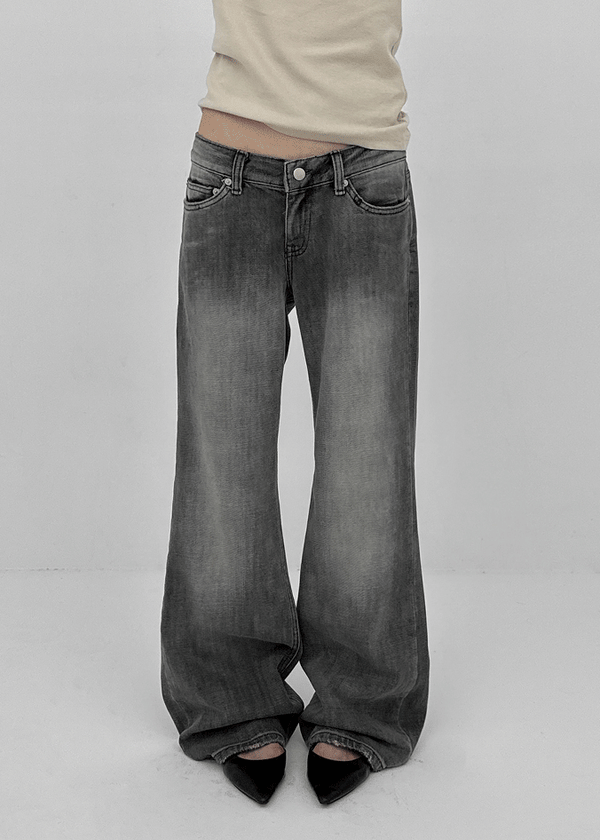 Rush wide denim pants