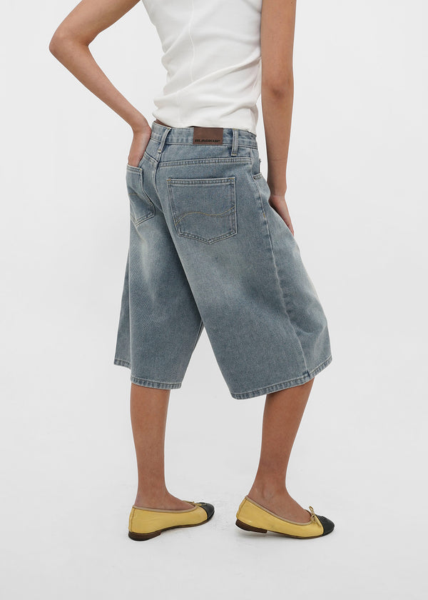 [B-DENIM] VINTAGE BERMUDA JEANS 051