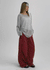 Ssenne Loose Fit Linen Knit Long Sleeve Tee