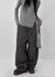 (UNISEX) Roll bendable fleece string pants
