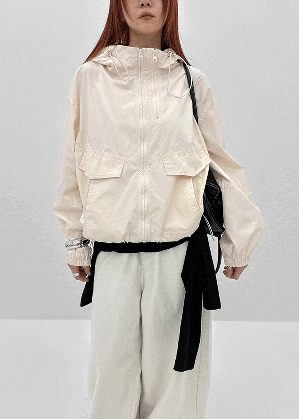 Shannon Hooded Windbreaker Jumper