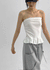 Momong Dot Frill Tube Top