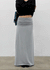 Trog shirred long skirt