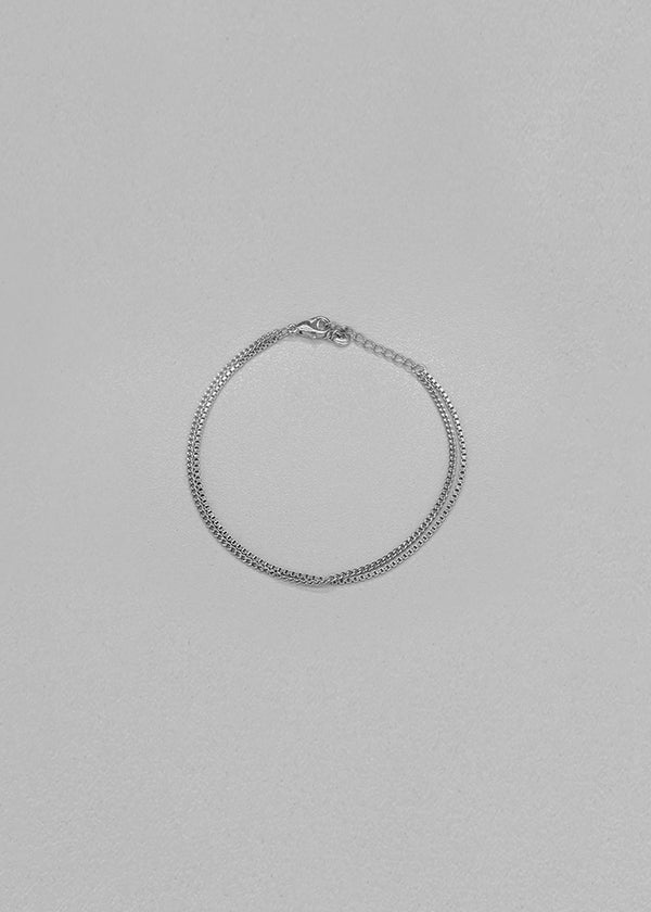 Pokiv Layered Silver Bracelet