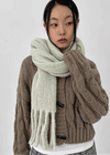 Darbin Fringe Knit Muffler