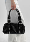 Camille Studded Leather Shoulder Bag