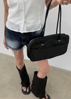 Worit Nylon Baguette Shoulder Bag