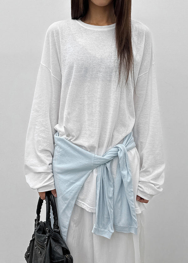 Lukip Loose Fit Long Sleeve Tee