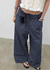 Dessun Nylon Check String Pants