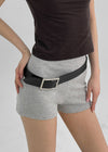 Chenster Square Wide Leather Belt