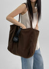 Pecont Suede Big Shoulder Bag