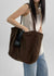 Pecont Suede Big Shoulder Bag