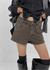 Bellati Studded Washed Shorts