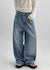 Cochon Stripe Wide Summer Denim Pants