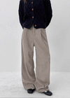 Gyutz Pin Tuck Bonded Corduroy Pants