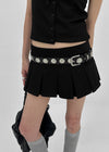 Lunat Pleated Mini Skirt Pants