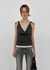 Serio Button Layered Sleeveless