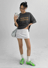 Lightoon Banding Mini Skirt Pants