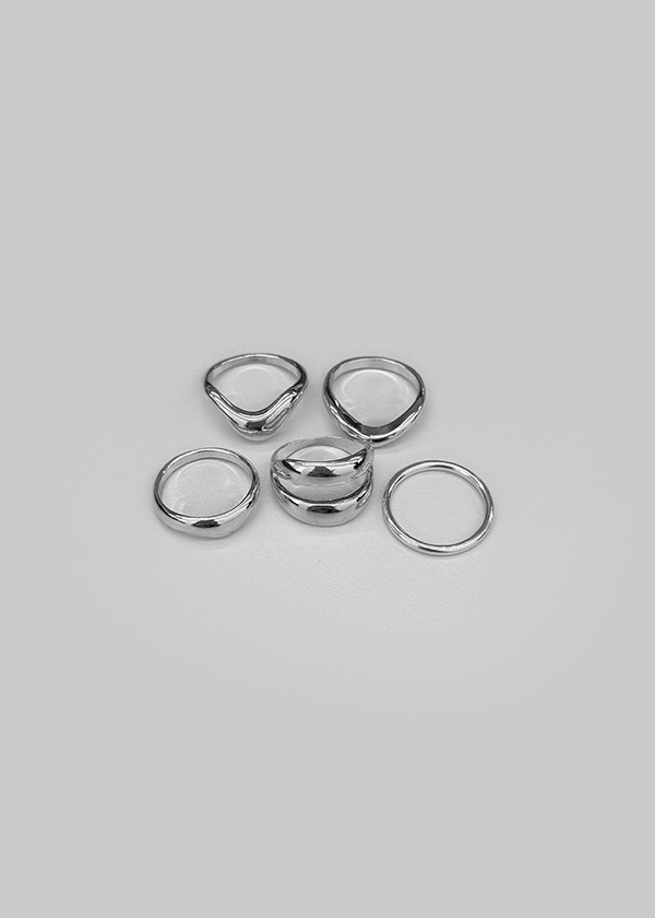 Yent 5-piece ring set