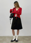 Camang Summer Frill Strap Open Cardigan