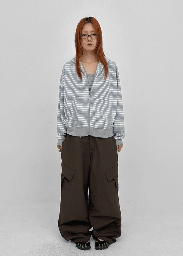 Kengthu Nylon Cargo String Pants