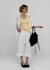 Heve Dot Frill 3/4 Length Capri Pants
