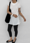 Julang Shirred Strap Mini Dress
