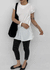 Julang Shirred Strap Mini Dress