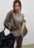 Daus Crop Hooded Fur Jacket