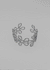 Dekyob Silver Flower Open Bracelet