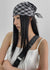 Tochia Chiffon Check Scarf