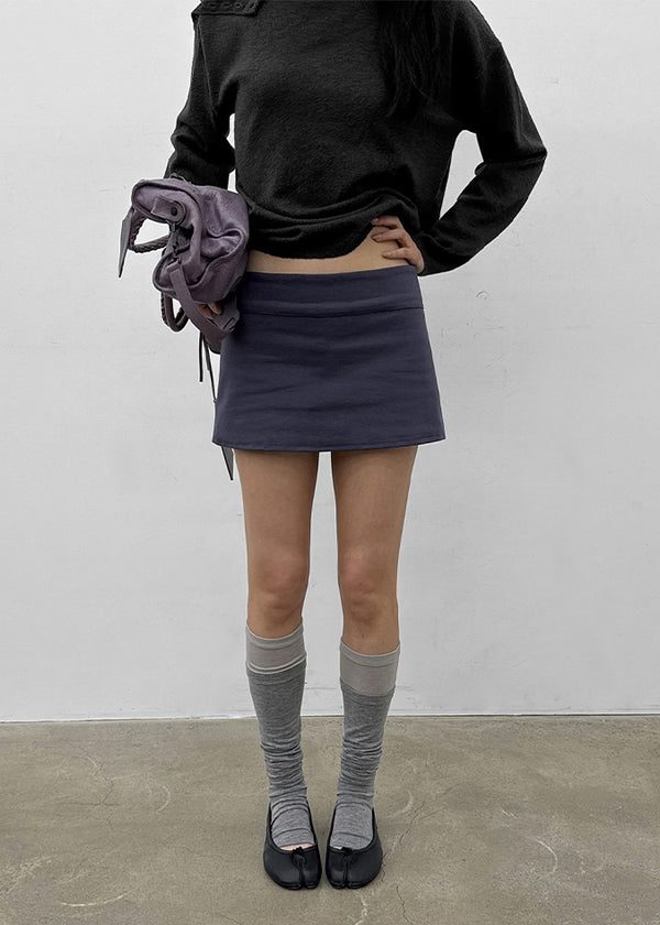 Bly Low-waisted Mini Skirt Pants