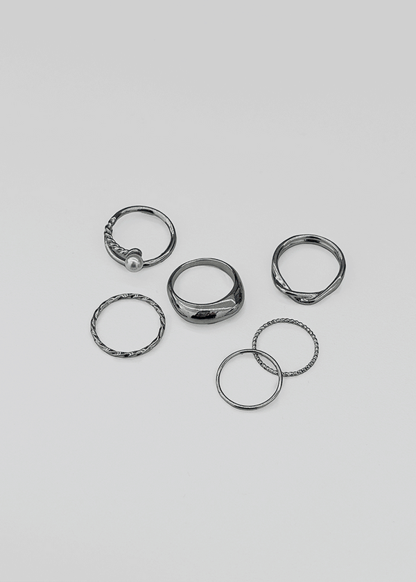 Piyaru 6-piece ring set