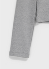 [B-BASIC] Camiseta de manga larga con cuello en V estándar