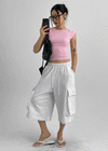 Holeim Banding Cargo Bermuda Pants
