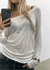 Yeldic Silver Bold Pendant Drop Necklace