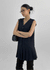 Ikuri V-Neck Pleated Mini Dress