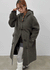 Volken Handmade Duffle Hooded Long Coat (70% Wool)