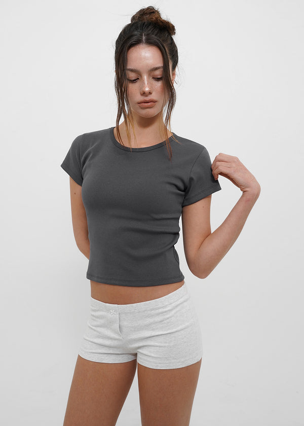 [B-BASIC] Tension Standard Round Neck Baby Short Sleeve T-shirt (2SIZE)