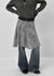 Ringda Layered Punching Knit Midi Skirt