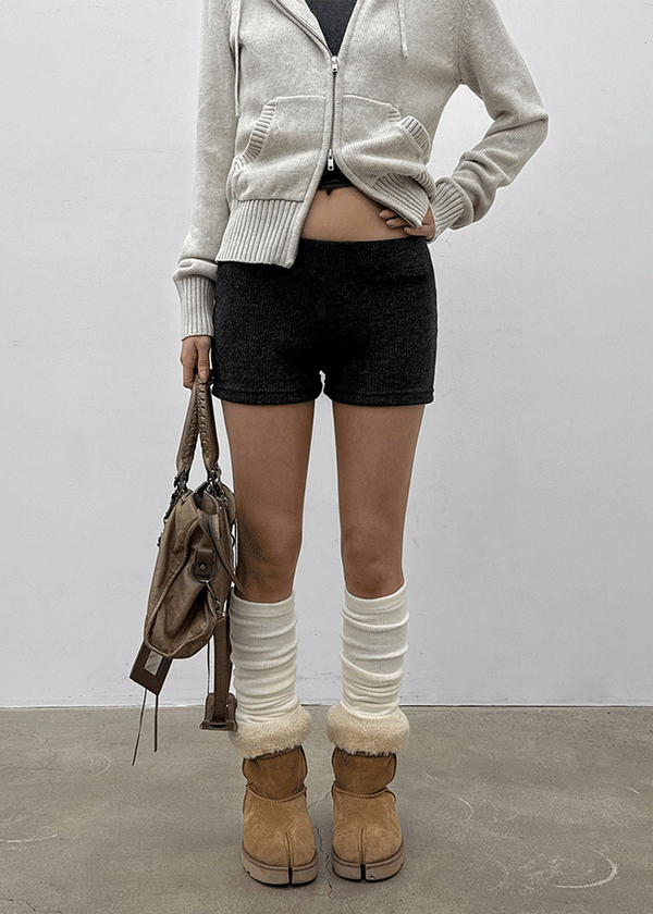 Harash banding knit shorts