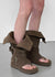 Pitching Buckle Suede Thong Mid Boots